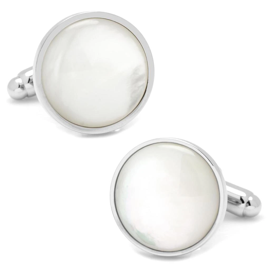 商品Cufflinks Inc.|Silver and Mother of Pearl Cufflinks,价格¥454,第3张图片详细描述