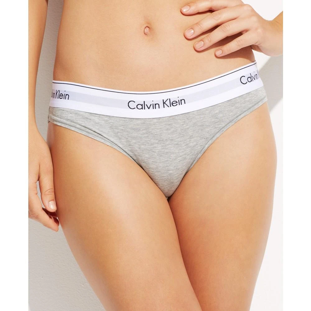 Calvin Klein Modern Cotton Lightly Lined Triangle Bra In Olive