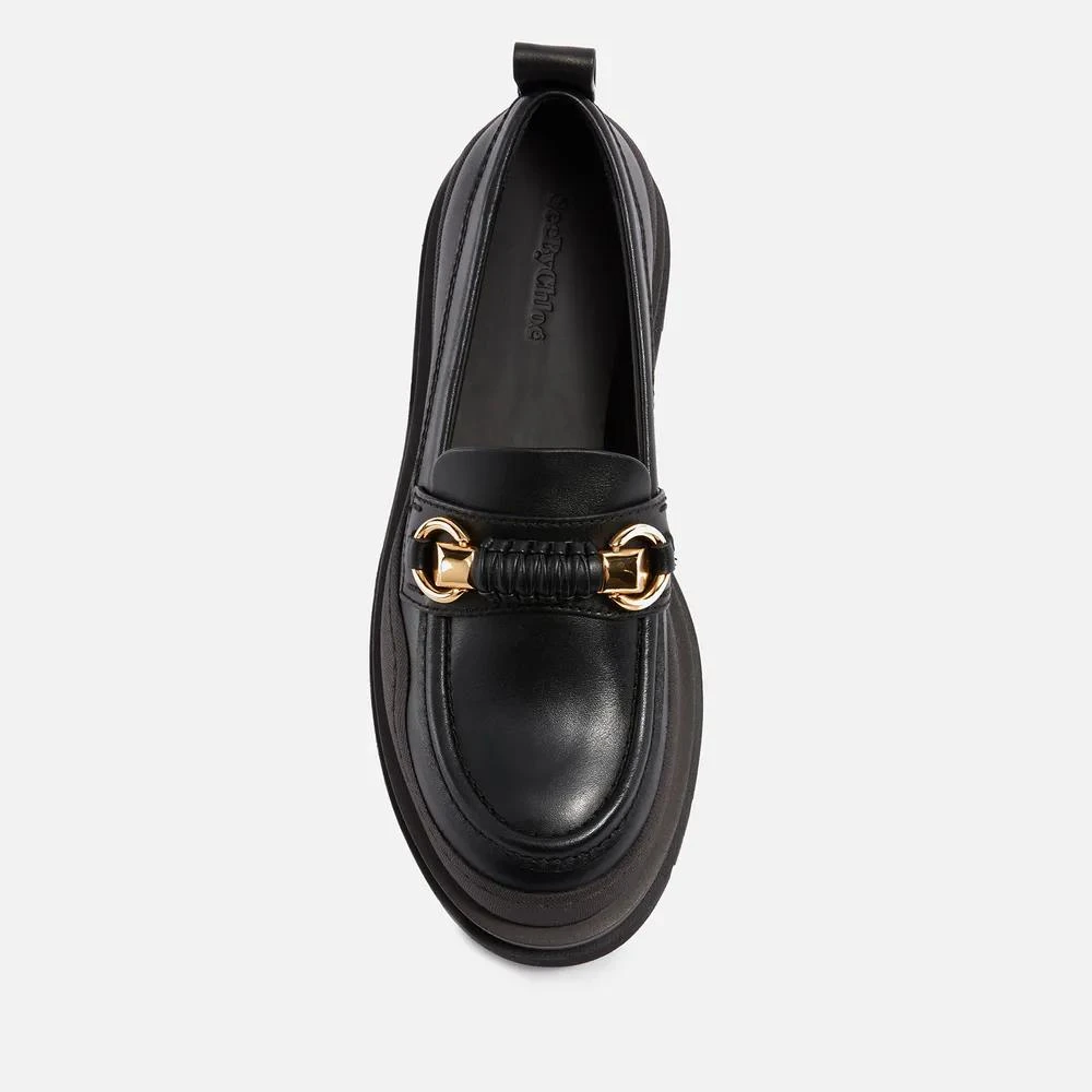 商品See by Chloé|See by Chloé Lylia Leather Loafers,价格¥2336,第3张图片详细描述