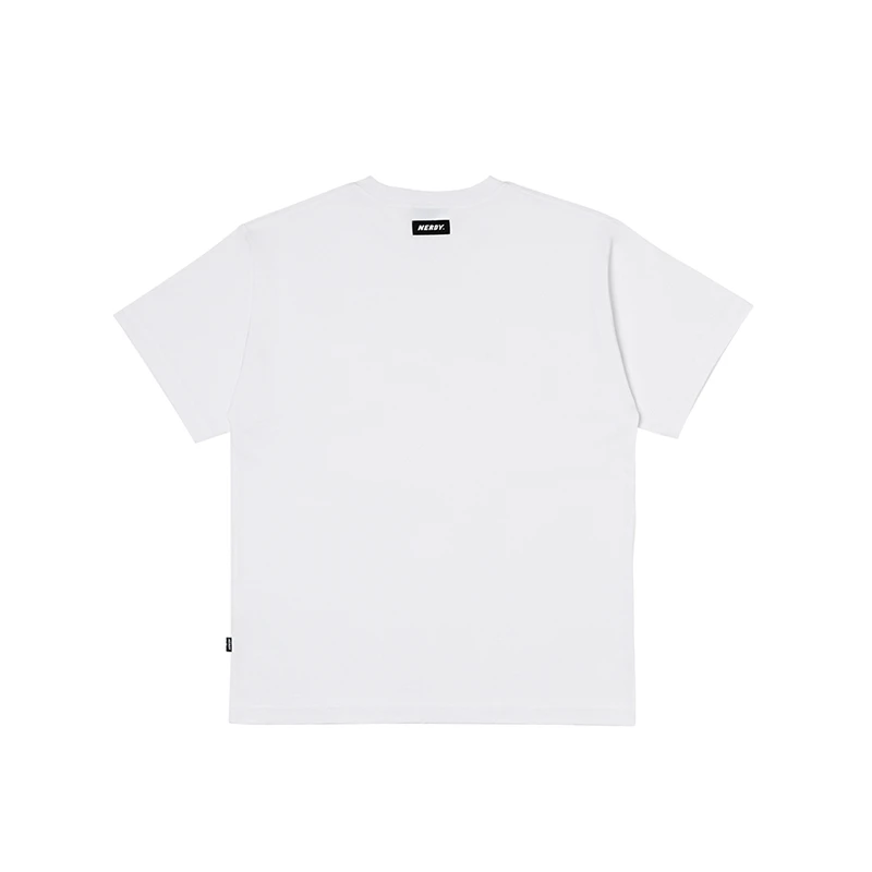 【享贝家】ZY - 23夏季新款 多巴胺系列 休闲宽松短袖T恤 男女情侣 白色 PNEU20KT13000 商品