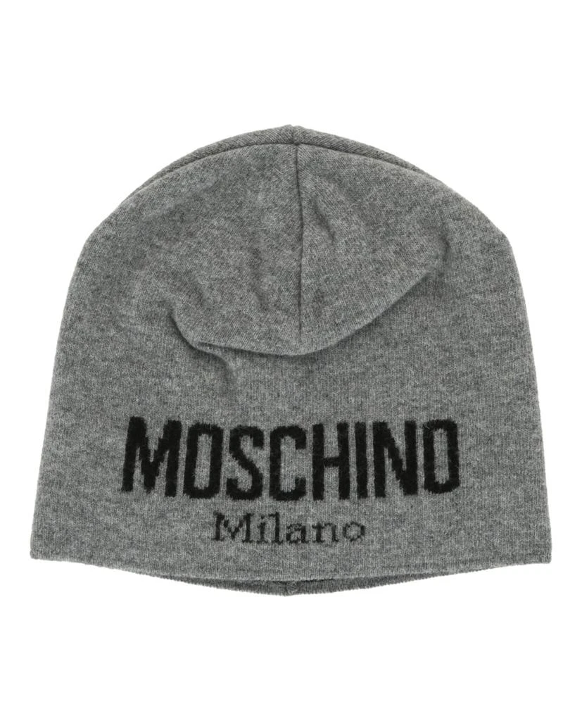 商品Moschino|Embroidered Logo Wool Beanie,价格¥376,第1张图片