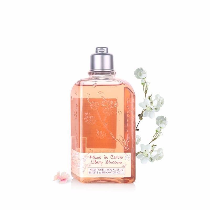 商品L'Occitane|LOCCITANE 欧舒丹 甜蜜樱花沐浴啫喱 250ml,价格¥217,第1张图片