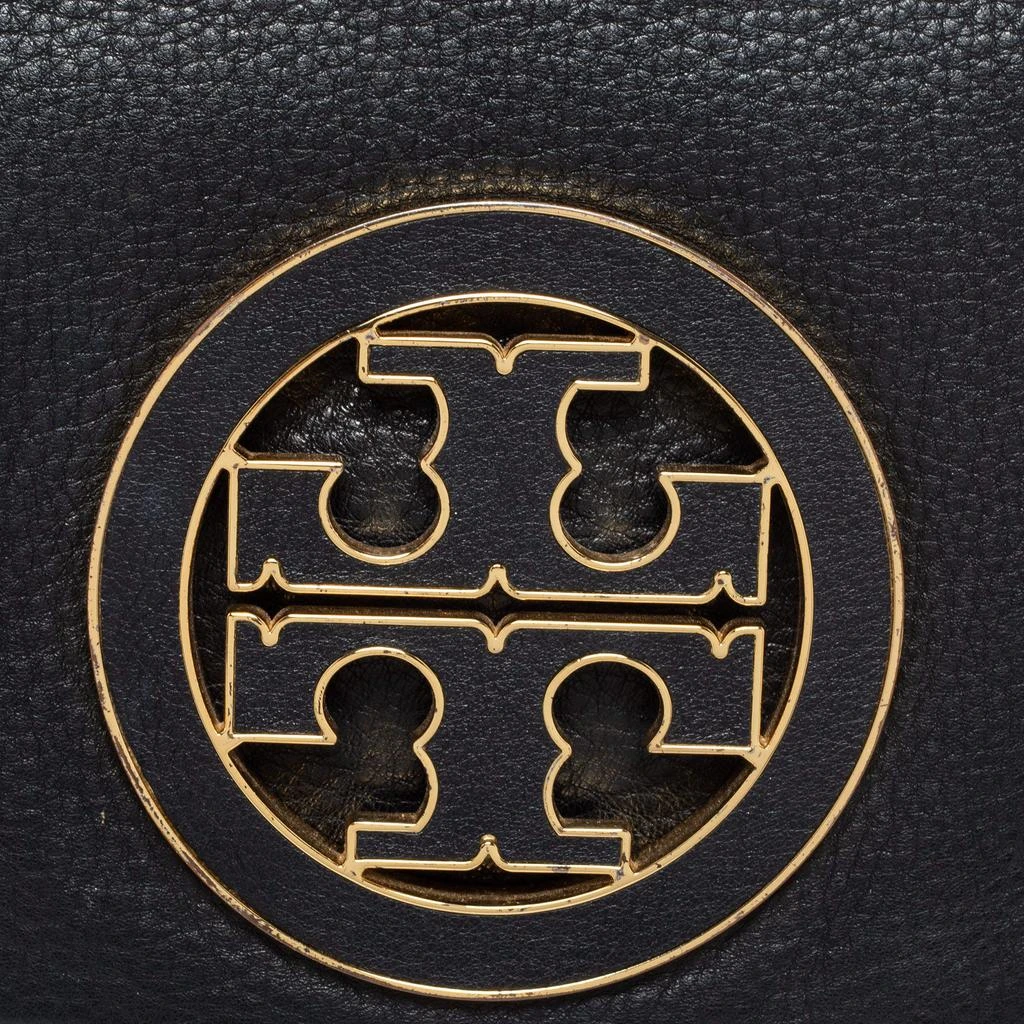 商品[二手商品] Tory Burch|Tory Burch Black Leather Raphael Logo Crossbody Bag,价格¥1096,第5张图片详细描述