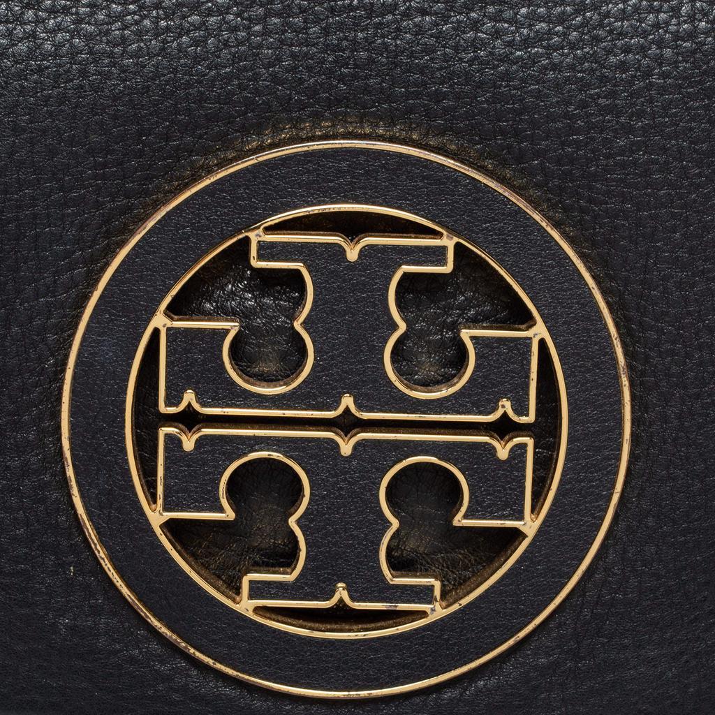 商品[二手商品] Tory Burch|Tory Burch Black Leather Raphael Logo Crossbody Bag,价格¥1360,第7张图片详细描述