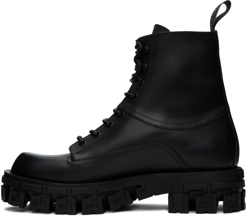 商品Versace|Black Greca Portico Boots,价格¥5879,第3张图片详细描述