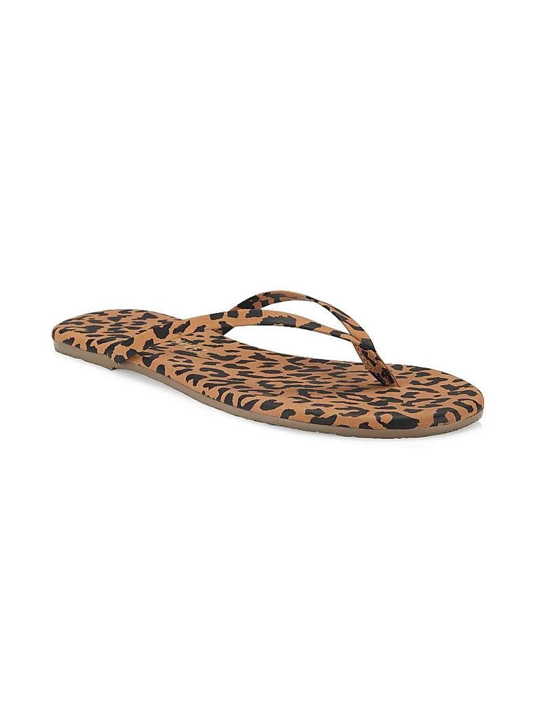 商品Tkees|Studio Exotic Cheetah-Print Flip Flops,价格¥557,第2张图片详细描述