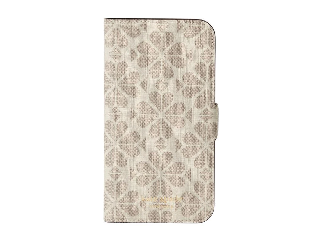 商品Kate Spade|Spade Flower Coated Canvas Profolio Phone Case for iPhone® 13,价格¥402,第1张图片