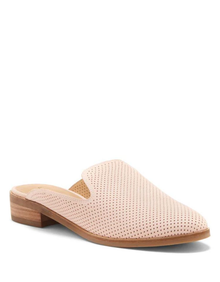 商品Lucky Brand|Christley Nubuck Leather Mules,价格¥402,第2张图片详细描述