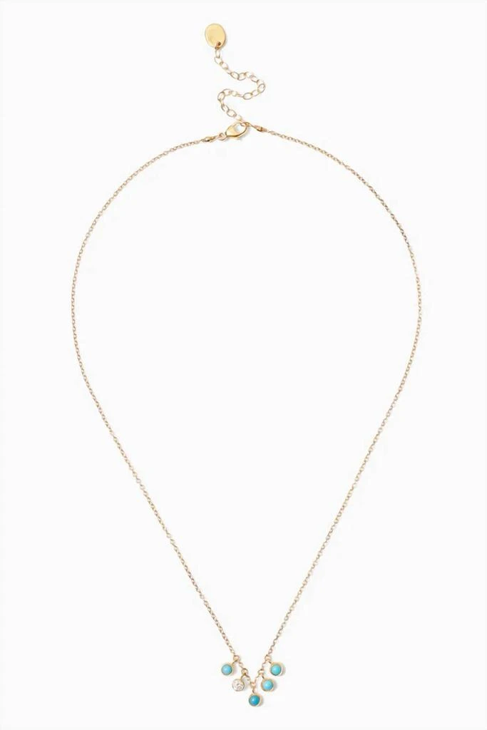 商品Chan Luu|Women's Delilah Charm Necklace In Turquoise,价格¥1206,第1张图片