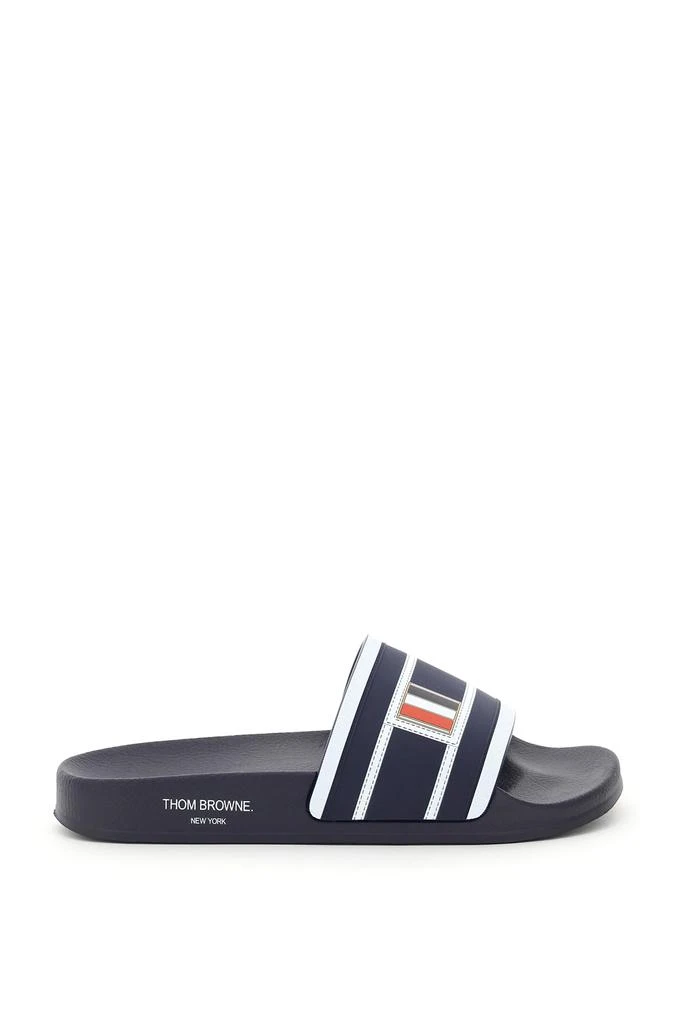 商品[国内直发] Thom Browne|TROMPE L'OEIL PRINT RUBBER MULES,价格¥1204,第1张图片
