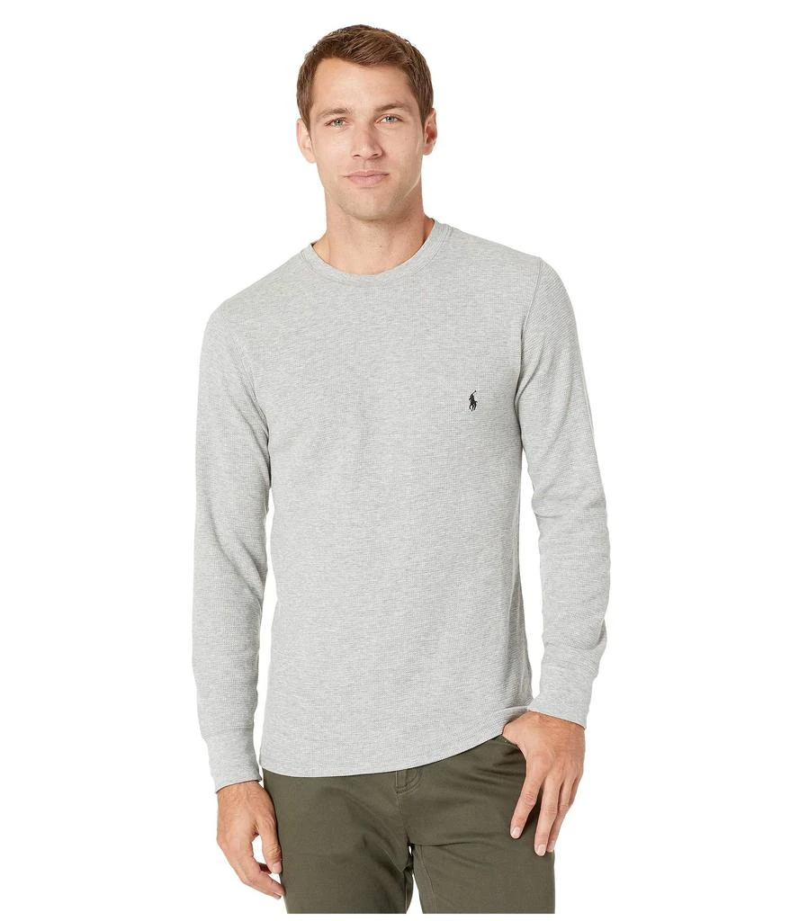 商品Ralph Lauren|Waffle Long Sleeve Crew,价格¥370,第1张图片