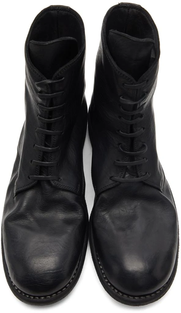 商品guidi|Black 995 Lace-Up Boots,价格¥3210,第5张图片详细描述