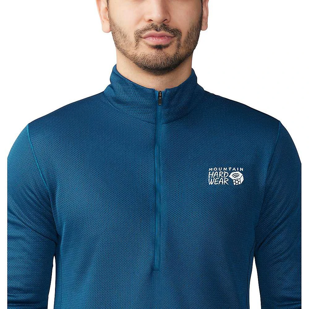 商品Mountain Hardwear|Mountain Hardwear Men's Airmesh 1/4 Zip Top,价格¥398,第4张图片详细描述