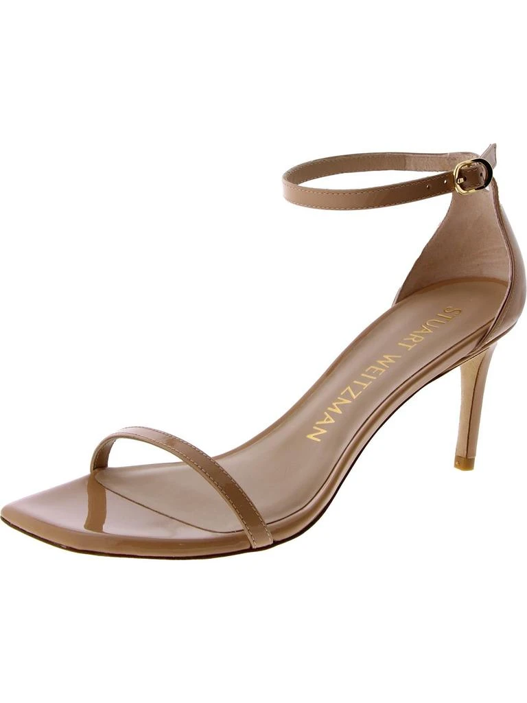 商品Stuart Weitzman|Nudistcurve 75 Womens Leather Ankle Strap Heels,价格¥2200,第1张图片