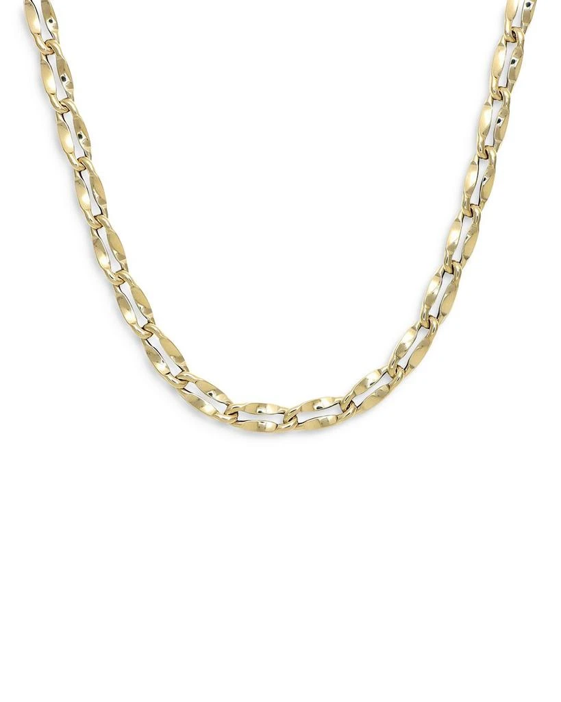 商品Alberto Amati|14K Yellow Gold Wave Petali Open Link 18" Collar Necklace,价格¥11950,第1张图片