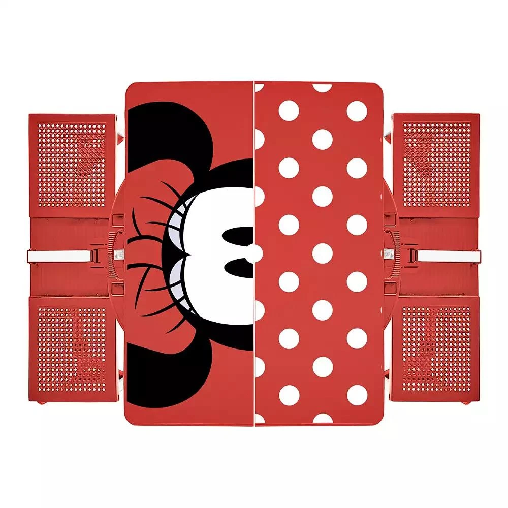 商品Disney|Minnie Mouse Picnic Table Portable Folding Table with Seats,价格¥1228,第2张图片详细描述