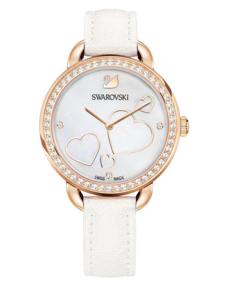 商品Swarovski|23K金情人节爱心手表,价格¥2116,第2张图片详细描述