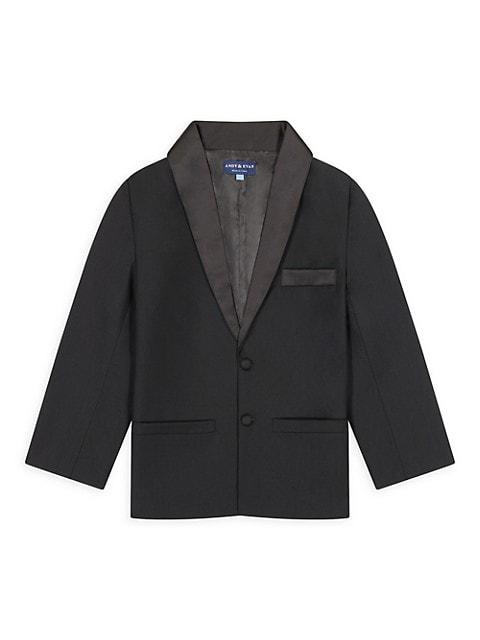 Little Boy's 4-Piece Tuxedo Set商品第4张图片规格展示