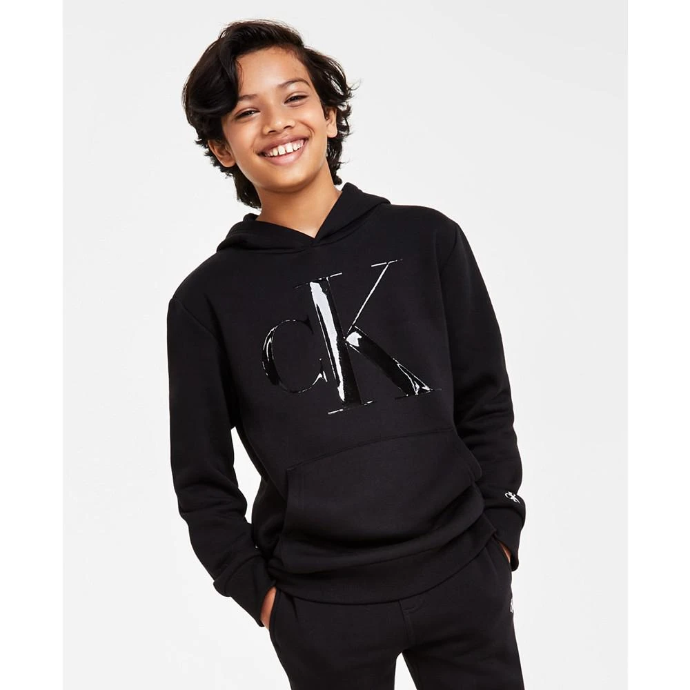 商品Calvin Klein|Big Boys Pullover Hoodie,价格¥296,第1张图片