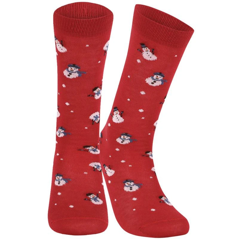 商品Story Loris|Snowmen print socks in red,价格¥145,第1张图片