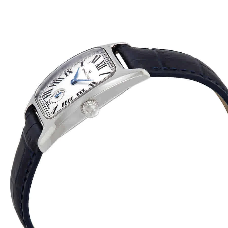 商品Hamilton|Boulton Silver-White Dial Blue Leather Ladies Watch H13321611,价格¥3672,第2张图片详细描述