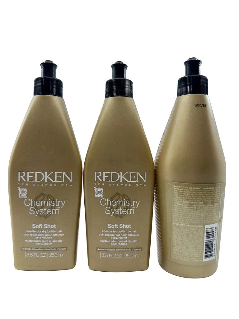 商品Redken|Chemistry System Soft Shot Booster for Dry & Brittle Hair 8.5 OZ Set of 3,价格¥307,第3张图片详细描述