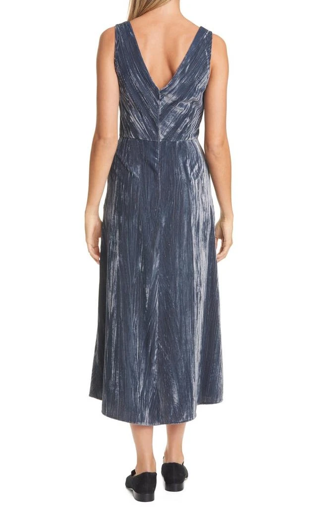 商品Vince|Ruched Textured Velvet Sleeveless Dress,价格¥1553,第2张图片详细描述