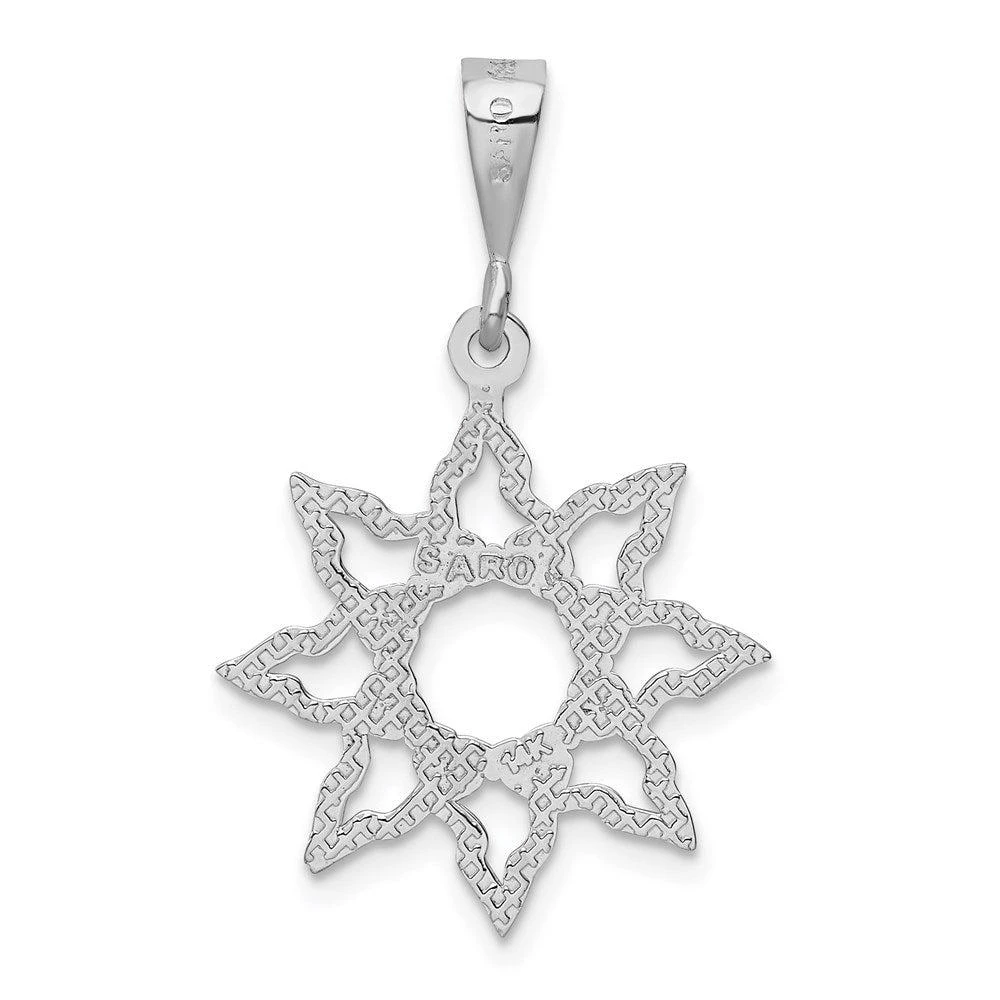 商品Diamond2Deal|14k White Gold Sun Charm,价格¥1973,第3张图片详细描述