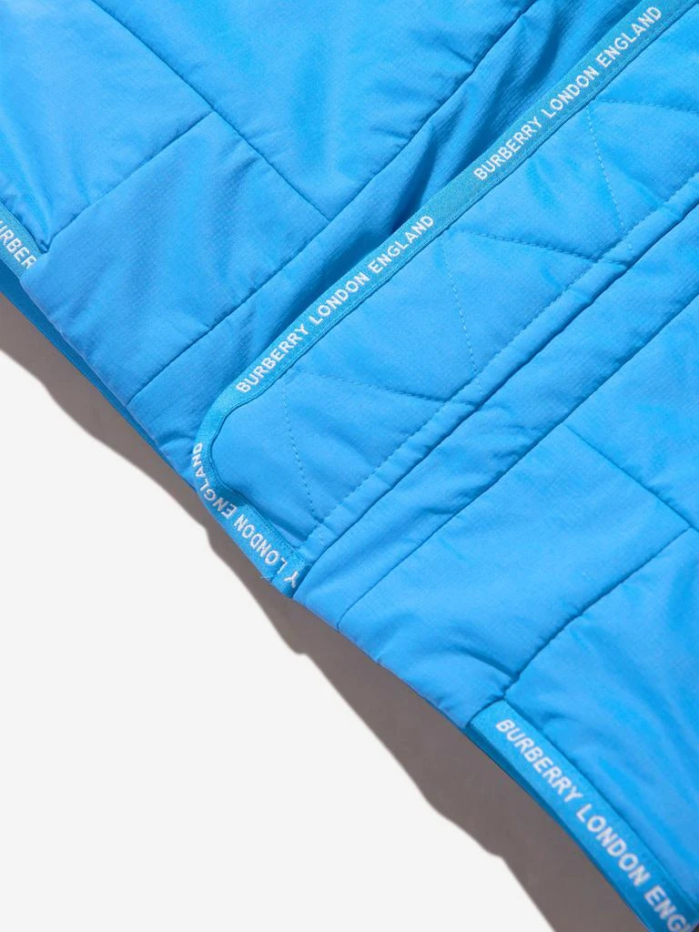商品Burberry|Burberry Blue Boys Branded Gilet,价格¥2790,第4张图片详细描述