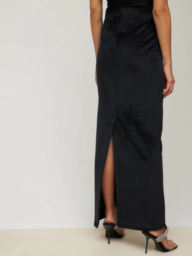 商品Alexander Wang|Fitted Cotton Blend Midi Skirt,价格¥805,第2张图片详细描述