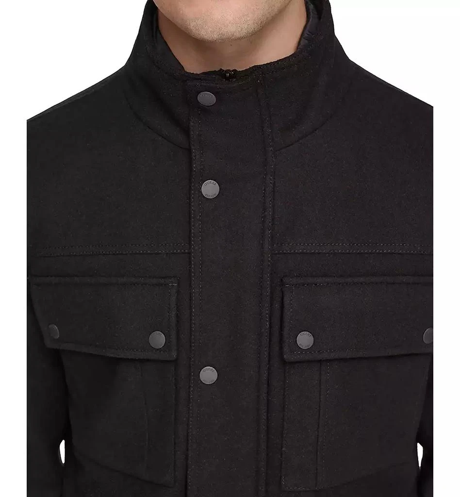 商品GUESS|Men's Water-Repellent Jacket with Zip-Out Quilted Puffer Bib,价格¥663,第4张图片详细描述