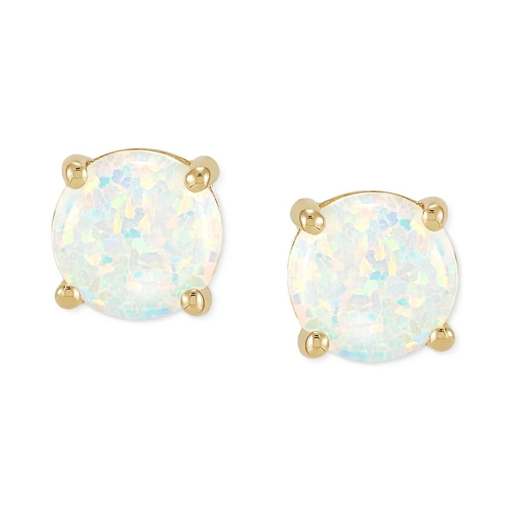 商品Macy's|Birthstone Stud Earrings in 14k Gold or 14k White Gold,价格¥2804,第4张图片详细描述