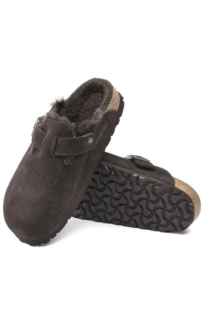 商品Birkenstock|(1020567) Boston Shearling Sandals - Mocha,价格¥1153,第5张图片详细描述