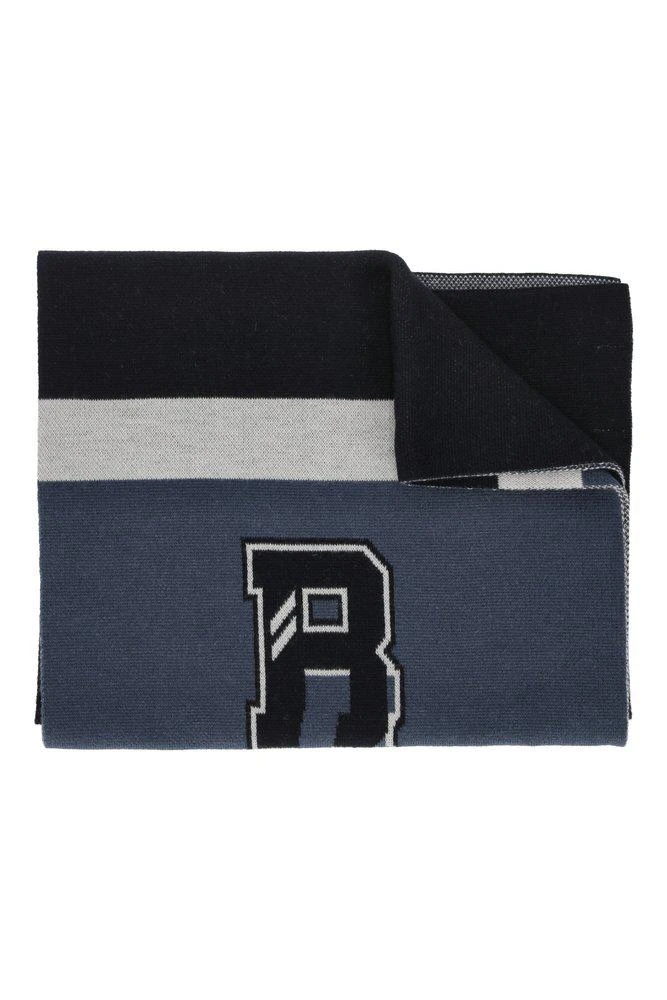 商品Hugo Boss|Boss Hugo Boss Logo Intarsia-Knit Scarf,价格¥785,第1张图片