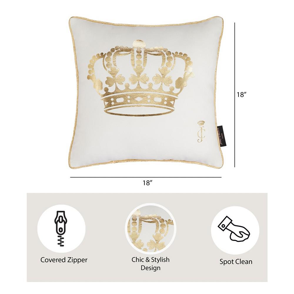 Royal Crown Decorative Pillow, 18" x 18"商品第6张图片规格展示