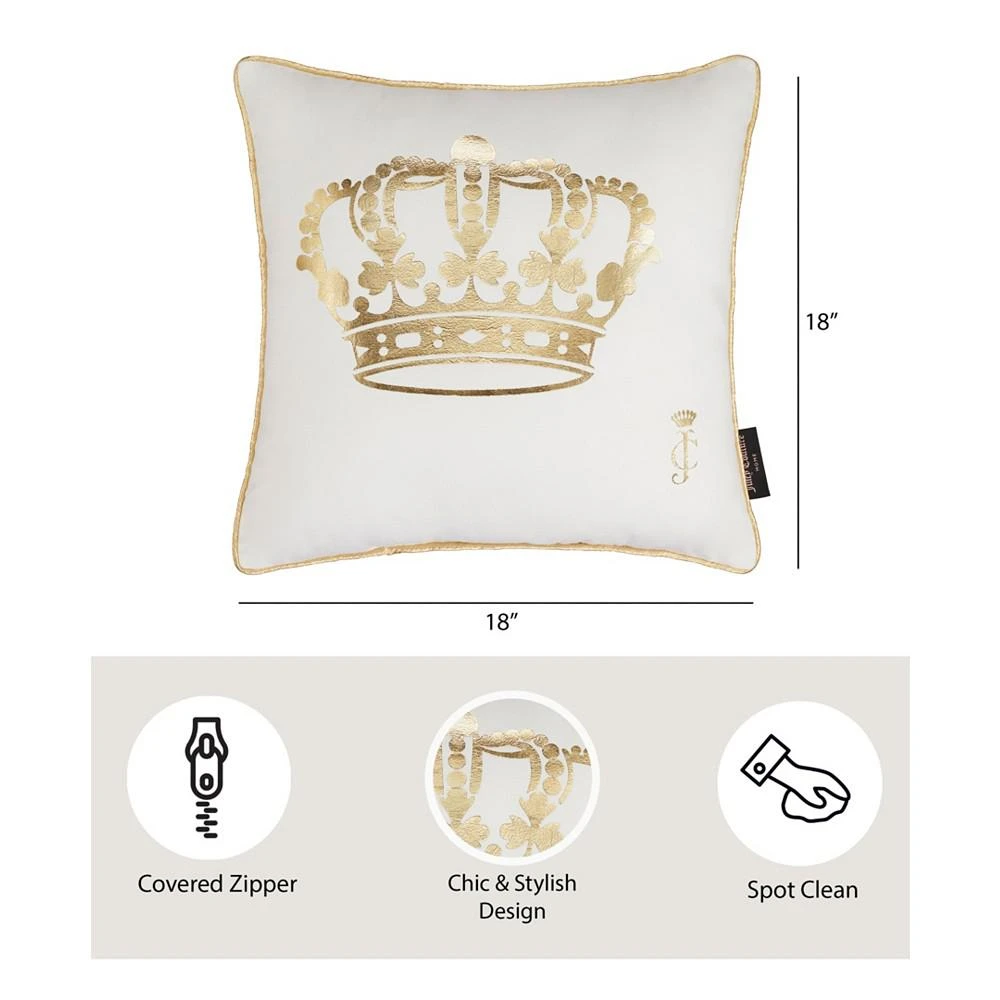 Royal Crown Decorative Pillow, 18" x 18" 商品