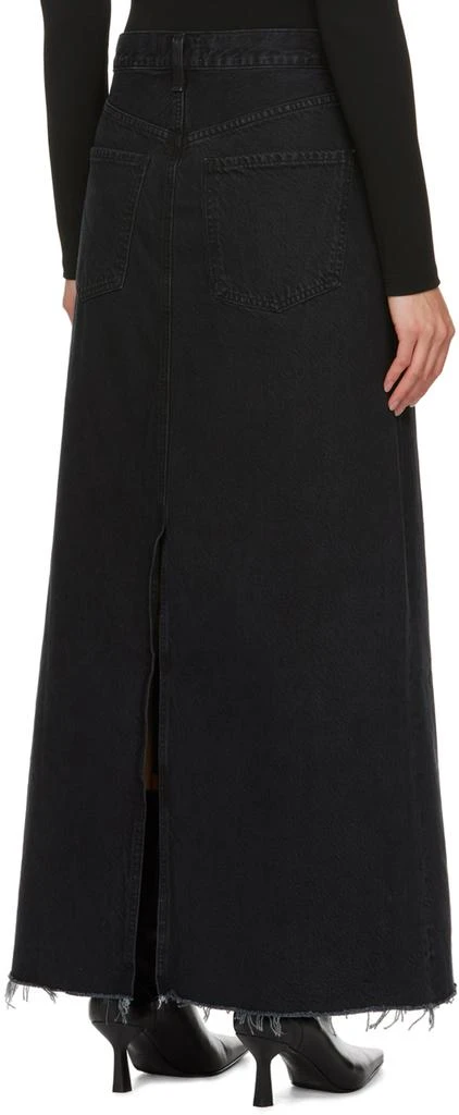 商品AGOLDE|Black Hilla Denim Maxi Skirt,价格¥983,第3张图片详细描述