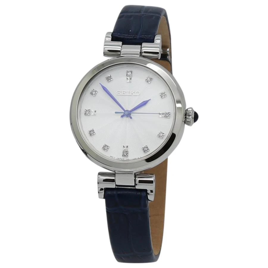 商品Seiko|Dress Quartz Diamond White Dial Ladies Watch SRZ545,价格¥1866,第1张图片