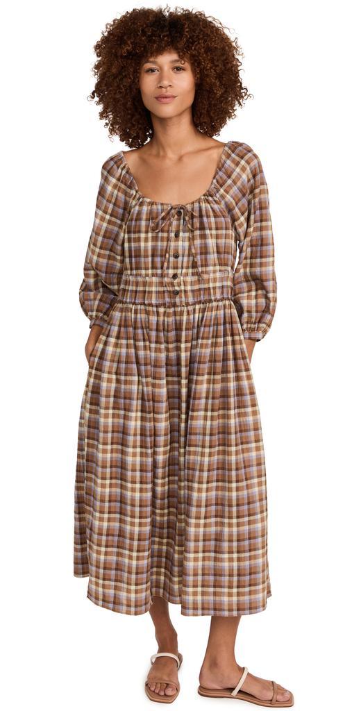 商品Madewell|Madewell Gauze Sophia 中长连衣裙,价格¥704,第1张图片