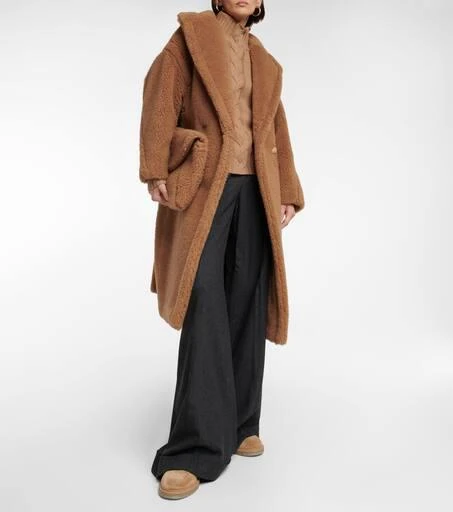 商品Max Mara|Teddy Bear camel hair and silk coat,价格¥27973,第2张图片详细描述