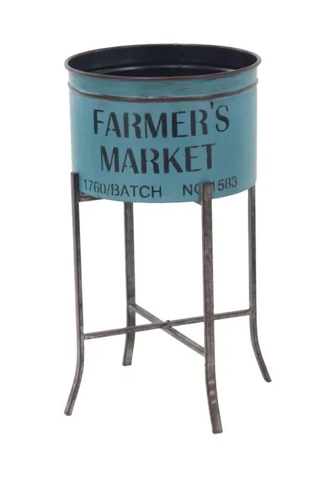 商品Monroe Lane|Lane Farmhouse Metal Planter   Set Of 3,价格¥2769,第5张图片详细描述