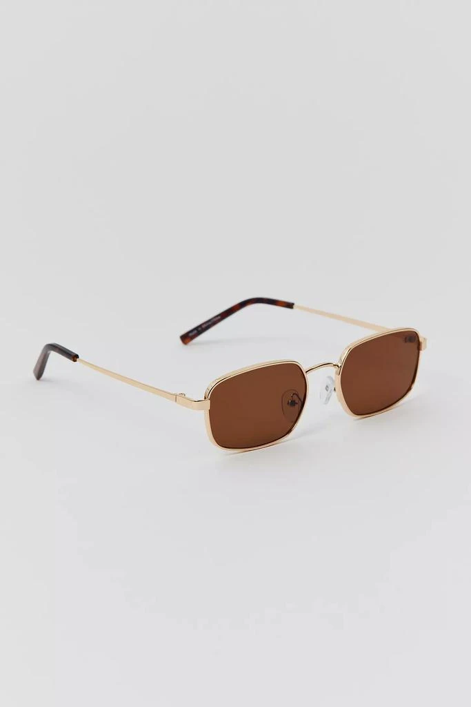商品Urban Outfitters|Leo Slim Metal Sunglasses,价格¥117,第2张图片详细描述