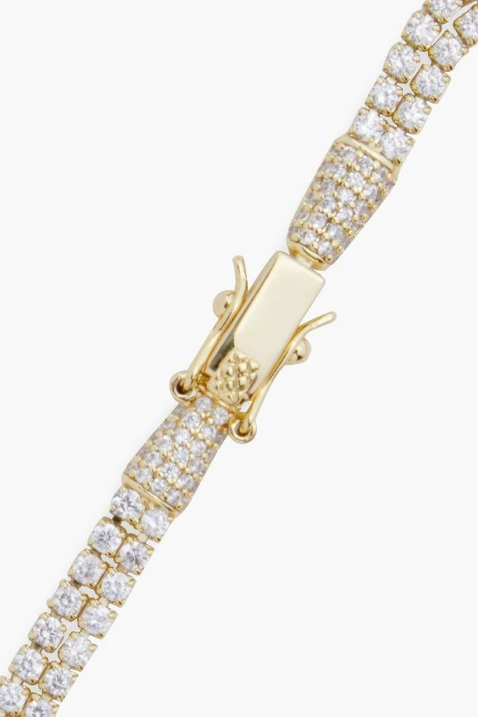 商品Kenneth Jay Lane|Gold-tone crystal bracelet,价格¥209,第2张图片详细描述
