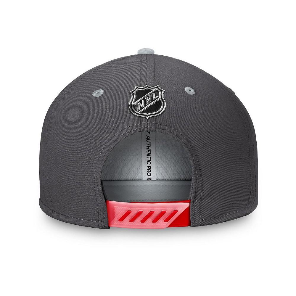 商品Fanatics|Men's Branded Charcoal New York Rangers Authentic Pro Home Ice Snapback Hat,价格¥244,第4张图片详细描述