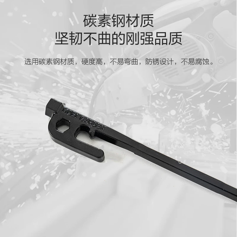 户外露营帐篷工具铸铁地钉地席防风固定配件绳子地钉 商品