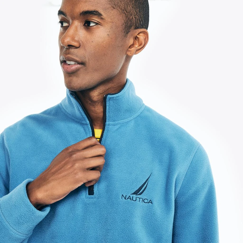 商品Nautica|Quarter Zip Nautex 男士 抓绒套头衫 ,价格¥167,第2张图片详细描述