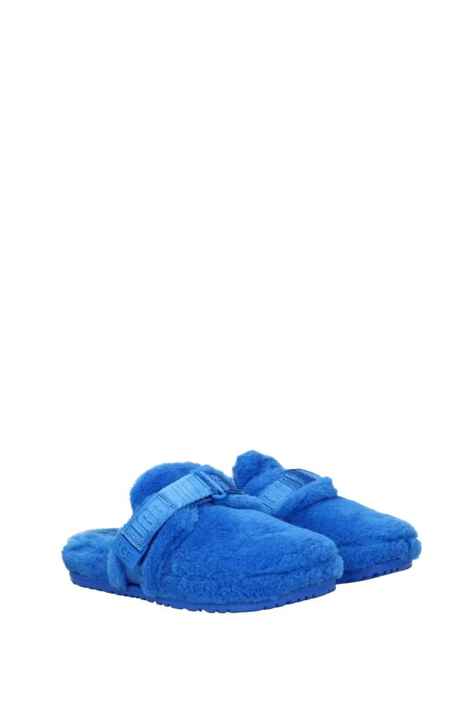 商品UGG|Slippers and clogs Fur Blue,价格¥592,第2张图片详细描述