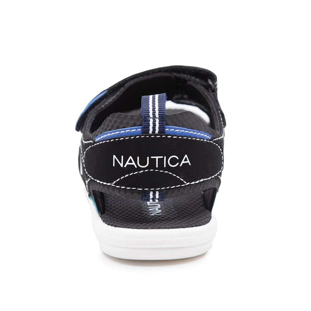 商品Nautica|Toddler Boys Helm Logo Double Strap Sandals,价格¥45,第5张图片详细描述