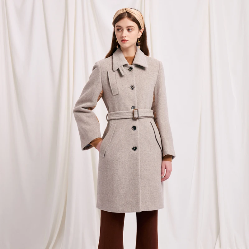 Nina 羊毛大衣-燕麦色 | Nina Wool Coat - Oatmeal 商品