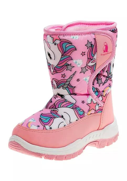 商品Rugged Bear|Bear Toddler Girls Snow Boots,价格¥285,第2张图片详细描述